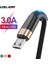 Uslıon 3 M Mikro USB Kablosu 3A Hızlı Şarj USB Veri Kablo Kordonu Samsung Redmi Için Not 4 5 Android Mikro Cep Telefonu USB Kablosu (Yurt Dışından) 1