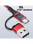 In 1 Pd Kablosu 1.2m 3A Usb/tip-C Şarj Bağlantı Noktası - Ios/mikro/tip-C Cep Telefonu Şarj Kablosu Evrensel Çok Fonksiyonlu (Yurt Dışından) 5