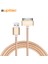 Suptec USB Kablosu iPhone 4 4s iPad 2 3 Ipod 30 Pin Metal Fiş Şarj Aleti Kablosu iPhone 4 Için Naylon Tel Şarj Veri Kablosu Kablosu (Yurt Dışından) 1