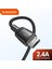 Toocki Mikro USB Kablosu Hızlı Şarj Veri Kablosu 2m 3m Samsung S7 Xiaomi Redmi Not 5 Pro Android Cep Telefonu Kablosu Mikro USB (Yurt Dışından) 1