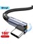 Elough USB C Tipi Kablo 90 Derece 3A Hızlı Şarj Kablosu Samsung Xiaomi Redmi Için Not 10 9 Huawei Cep Telefonları USB C Veri Kablosu (Yurt Dışından) 2