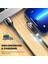 Elough USB C Tipi Kablo 90 Derece 3A Hızlı Şarj Kablosu Samsung Xiaomi Redmi Için Not 10 9 Huawei Cep Telefonları USB C Veri Kablosu (Yurt Dışından) 4