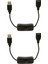 2x USB A Erkek - Dişi Uzatma Kablosu, Açma / Kapama ile (Yurt Dışından) 1
