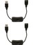 2x USB A Erkek - Dişi Uzatma Kablosu, Açma / Kapama ile (Yurt Dışından) 2