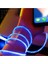 Yenı Glow Akan Renkler USB Şarj C Tipi Kablo Android Için Mikro USB Şarj Kablosu iPhone x Için Samsung Şarj Kablosu Kablosu (Yurt Dışından) 3