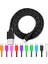 USB C Kablosu 2.4A Hızlı Şarj Cabo Tip-C Cep Telefonu Kabloları Şarj Kablosu Tel Xiaomi Samsung S9 Lg Android C Tipi Kablo (Yurt Dışından) 1