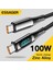 Essager LED Tip C - Tip C Kablo 100 W Pd Qc3.0 Hızlı Şarj Şarj Cihazı USB C - USB C Ekran Kablosu Macbook Xiaomi Samsung Için (Yurt Dışından) 1