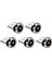 5x Yuvarlak Manyetik Kablo Fişi 8 Pin Mini USB Fişleri Hızlı Şarj Telefon Mıknatıslı Şarj Fişi (Yurt Dışından) 1