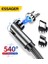 Essager 540 Döndür Manyetik Kablo Mikro USB Tip C Kablo IPHONE14 Android Hızlı Şarj Mıknatıs Şarj Cihazı Telefon Kablosu Tel Kablosu (Yurt Dışından) 1