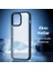 Darbe Emici Solmaz Parmak Izi Bırakmaz Hidrofobik Lens Korumalı Apple iPhone 15 Pro Kılıf Buzlu Kılıf 4