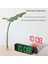 180° Dönüşlü Projeksiyon Çalar Saat 12/24H LED Dijital Saat USB Şarjlı Tavan Projektörü Çalar Saat (Yeşil) (Yurt Dışından) 2