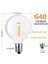 20 Adet G40 LED Yedek Ampuller E12 Vida Tabanı Kırılmaz LED Küre Ampuller Güneş Dize Işıkları Sıcak (Yurt Dışından) 3