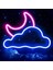 Bulut ve Ay Neon Burcu Duvar Dekor Için USB Powered LED Neon Tabelalar Yatak Odası Düğün Parti Dekorasyon Doğum Günü Hediyesi Için (Yurt Dışından) 2