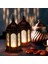 6pcs Mini Ramazan Mum Mübarek Fener LED Eid Mubarak Fener Ay Yıldız Işıkları Centerpiece Dekor (Yurt Dışından) 3