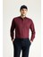 Uzun Kol Slim Fit Baskılı Pamuk Gömlek 1
