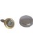 10 Adet Vida Kapatıcı Kapağı 20 mm Metal Vida Tapası Tıpası Dekoratif Vida Gizleyici Krom 4