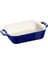 Seramik Fırın Kabı Koyu Mavi 34*24Cm 1
