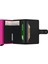 Miniwallet Matte Black Fuchsia - Mat Siyah/fuşya Orjinal Avrupa Derisi Cüzdan 4