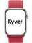 Apple Watch Seri 10 42mm, Seri 9/8/7/6/SE/5/4/3 Spor Loop Dokuma 41mm 40mm 38mm Uyumlu Kırmızı 3
