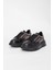 Kadın Siyah/antrasit Vegan Sneakers & Spor Ayakkabı 804 0208-21 Bn Ayk SK23/24 2