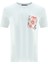 Tek Cepli Düz Kesim Uzun Erkek T-Shirt - Beyaz 5