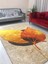 Yeni Desen 3d Yaprak Model Kadife Halı Örtüsü 4
