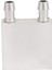 4x Birincil Alüminyum Alaşımlı Su Soğutma Bloğu 40X40MM Sıvı Su Soğutucu Isı Emici Sistemi Gümüş Kullanımı (Yurt Dışından) 4