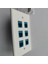 10X 6 Ethernet Duvar Plakası 6 Port,ethernet Duvar Plakası Dişi-Dişi Çıkarılabilir Cat7/6/6e/5/5e ile Uyumlu (Yurt Dışından) 1