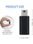 4 Adet USB C - Mini USB 2.0 Adaptör Tip C Dişi - Mini USB Erkek Mp3 Çalarlar Için Adaptör Dönüştürücü Dash Kamera, Siyah (Yurt Dışından) 3