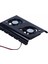 Pc Için 2x Siyah 3.5 Sata Ide Sabit Disk Sürücüsü HDD 2 Fan Soğutucu (Yurt Dışından) 3