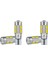 4 Adet W5W T10 12V 6000K 5630 10 Smd Araba LED Ampul Canbus Plaka Kama Yan Dönüş Sinyal Işığı Süper Parlak Beyaz (Yurt Dışından) 1