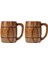 2x 400 ml Klasik Stil Doğal Ahşap Bardak Ahşap Bira Kupaları Parti Yenilik Hediyeler Için Içme Çevre Dostu (Yurt Dışından) 1