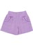 Kız Çocuk Lila Tüvit Şort 3