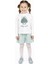 Kız Çocuk Ekru-mint Cupcake Işlemeli Sweatshirt 4