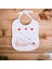 Sweet Time Yavru Kedicikler Baskılı Hediyelik Bebek Zıbın ve Mama Önlüğü 3