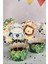 Safari Konsept Kürdan Süsleri Cupcake Süsleri Lüks Büyük Boy 10lu Paket 4