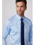 Slim Fit Non Iron Mavi Erkek Gömlek 2