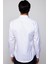 Slim Fit Dar Kesim Saten Özel Seri Beyaz Erkek Gömlek 5