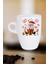 Noel Baba Happy Christmas Baskılı Kupa Bardak Porselen Latte Filtre Kahve Fincanı 1