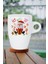 Noel Baba Happy Christmas Baskılı Kupa Bardak Porselen Latte Filtre Kahve Fincanı 2