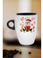 Noel Baba Happy Christmas Baskılı Kupa Bardak Porselen Latte Filtre Kahve Fincanı 1