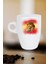 Taraftar Sarı Kırmızı Arslan Baskılı Kupa Bardak Porselen Latte Filtre Kahve Fincanı 1