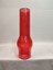 Avize Lamba Camı.Tam Kırmızı Renkli. (Alt Çap: 7.00cm-h:25.00cm) 5