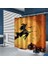Cadılar Bayramı Perdesi Su Geçirmez Polyester Kumaş Cadı Banyo Dekorasyonu 180 cm x 180 cm (Yurt Dışından) 3