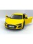 2020 Audi R8 Coupe - Çek Bırak 5inch. Lisanslı Model Araba, Oyuncak Araba 1:36 Sarı 3