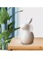 Paskalya Tavşanı Figürleri Modern Tavşan Heykeli Kabine Ev Üstü A 7.3X13CM (Yurt Dışından) 2