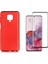 Xiaomi Redmi Note 9s ile Uyumlu Soft Yumuşak Telefon Kılıfı ve 5d Tam Kaplayan Cam Ekran Koruyucu 1