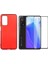 Xiaomi Mi 10T 5g ile Uyumlu Soft Yumuşak Telefon Kılıfı ve 5d Tam Kaplayan Cam Ekran Koruyucu 1