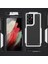 Samsung Galaxy S21 Ultra 5g Için Çift Katmanlı Sert Pc Yumuşak Tpu Telefon Kılıfı - Beyaz - Siyah (Yurt Dışından) 2