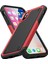 iPhone Xs /iphone x Için Çift Katmanlı Sert Pc Yumuşak Tpu Telefon Kılıfı - Kırmızı - Siyah (Yurt Dışından) 1